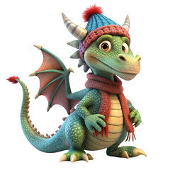Fototapeta premium 3d dragon character