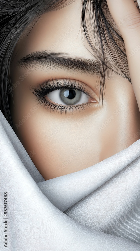 Poster image creator visual template, close-up view with realistic photo style, conceptually fitting backgr
