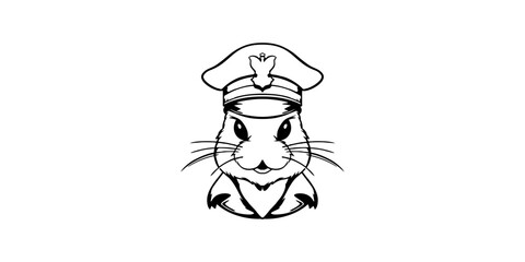 cat line art
