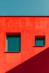 Design interspersion in a minimalistic macro picture of a house AI generated illustration