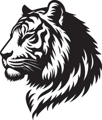 Silhouette Vector Tiger