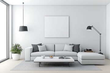 inviting living room comfort natural light soft textures tilt perspective color pencil style minimal background, more clarity with clear light and sharp focus, high detailed
