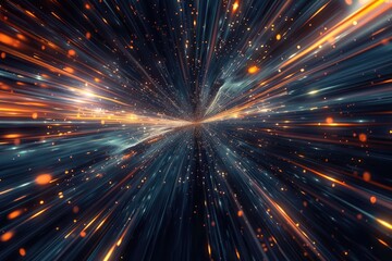 Fototapeta premium abstract night acceleration speed motion