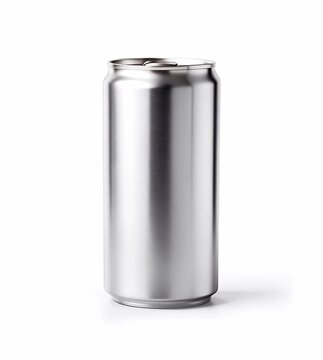 Blank 250ml Slim Aluminium Drink Can Mockup