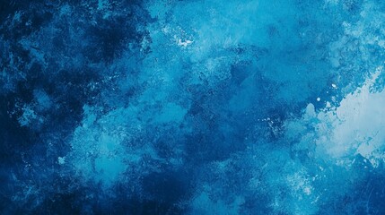 Blue Colorful Texture Paint Background Creative Asbtract Art Concrete Wallpaper. Generative ai