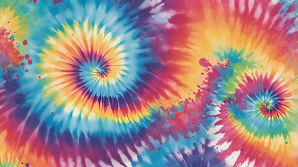 abstract colorful background with spiral, ai generated