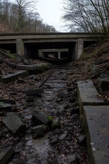 Underneath the Concrete Bridge, Ruins and Decay