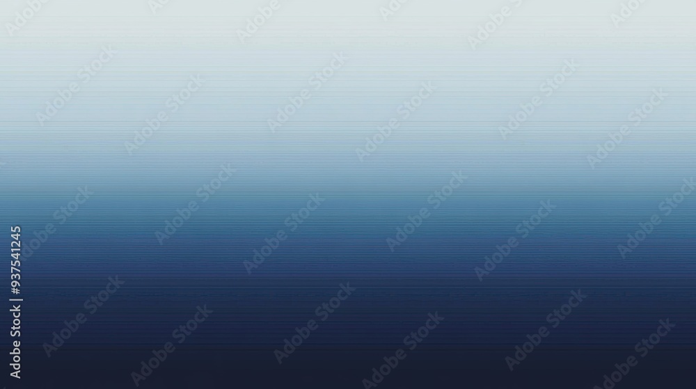 Poster Smooth gradient transition from light blue to dark navy in a vector format -