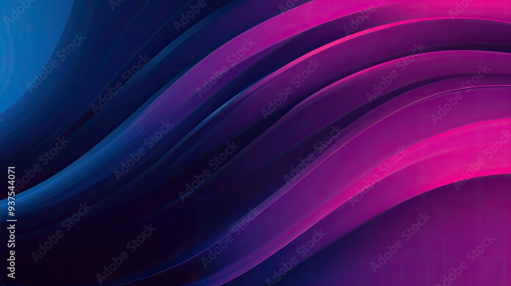 Poster bold gradient vector with a high-energy shift from cyan to deep purple -