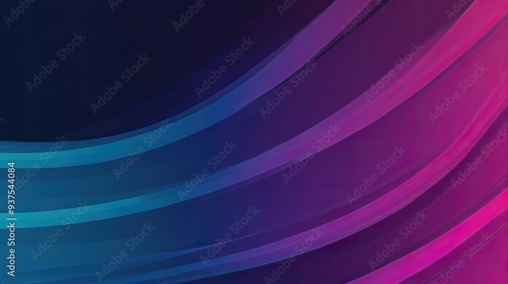 Poster bold gradient vector with a high-energy shift from cyan to deep purple -