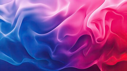 Obraz premium Bold gradient vector with a vibrant flow from electric blue to hot pink