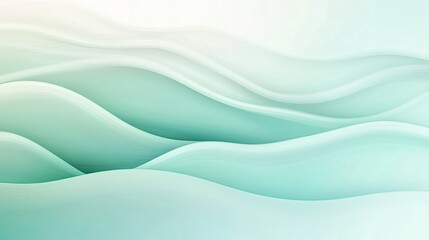 Obraz premium Elegant gradient vector with a blend from mint green to light aqua