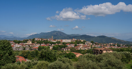 Teano, Caserta, Campania. Summer panorama