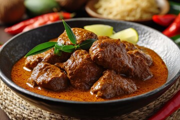 Beef Rendang, The most well-known version