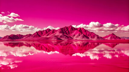 imagine a serene otherworldly landscape under