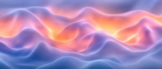 Obraz premium Abstract waves in vibrant colors create a mesmerizing visual experience, perfect for backgrounds and artistic projects.