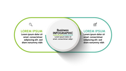 Business data visualization. timeline infographic icons designed for abstract background template