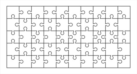 puzzle outline, jigsaw game template, puzzle blank