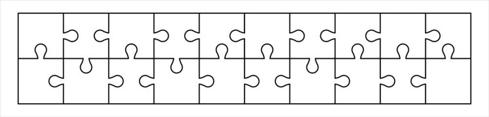 puzzle outline, jigsaw game template, puzzle blank