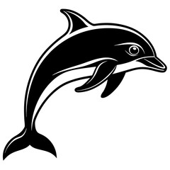 Dolphin silhouette Vector SVG