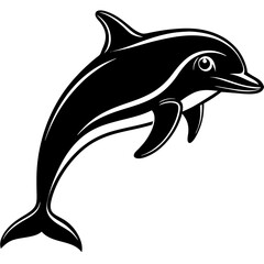 Dolphin silhouette Vector SVG