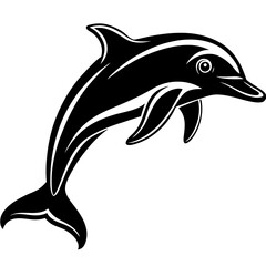 Dolphin silhouette Vector SVG