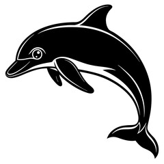 Dolphin silhouette Vector SVG