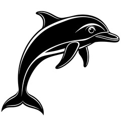 Dolphin silhouette Vector SVG