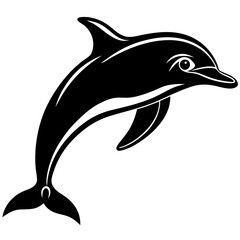 Dolphin silhouette Vector SVG