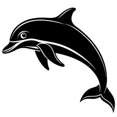 Dolphin silhouette Vector SVG