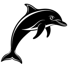 Dolphin silhouette Vector SVG