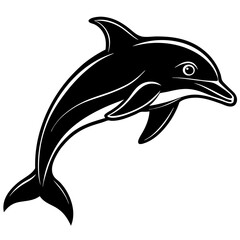 Dolphin silhouette Vector SVG