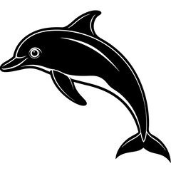 Dolphin silhouette Vector SVG