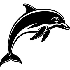 Dolphin silhouette Vector SVG