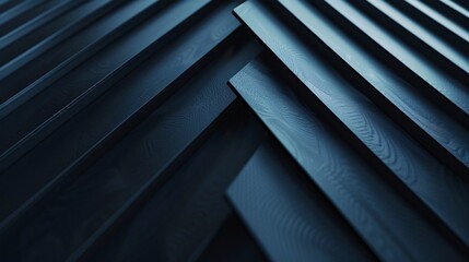 Obraz premium Abstract Architectural Background: Dark Wooden Planks in Geometric Pattern