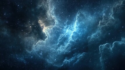 Clouds streak across the Milky Way , ai