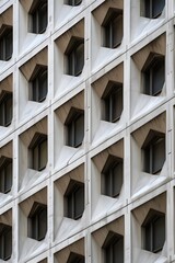 Incredible zoom of an architectural detail that seems like an abstract piece AI generated illustration