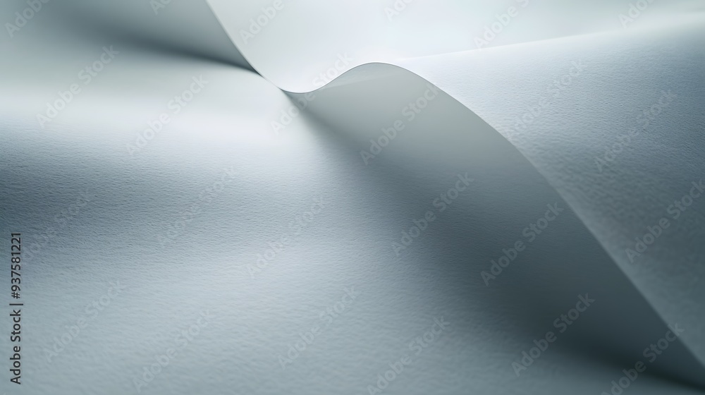 Poster in-depth view of paper texture in a minimalistic light ai generated illustration