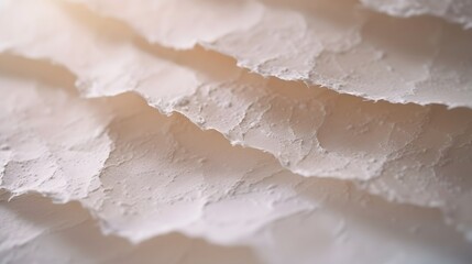 In-depth view of paper texture in a minimalistic light AI generated illustration