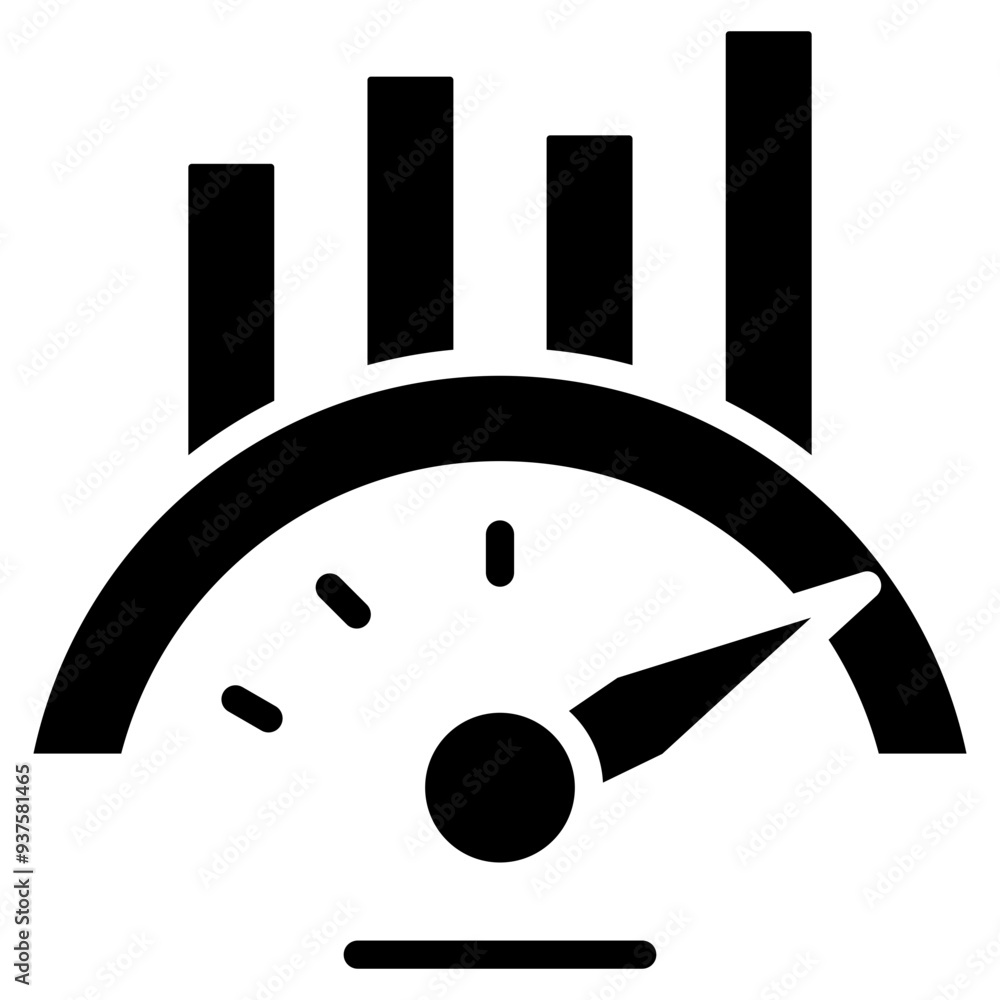 Canvas Prints Benchmark Icon