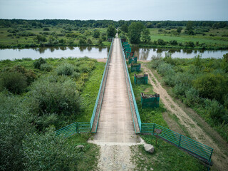 The longest wooden bridge in Poland is located in Gostomia, Masovian, Poland.
