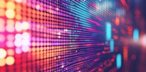 Obraz premium Abstract Colorful Lights Display.