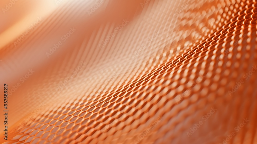 Aufkleber macro lens view of an abstract pattern in a minimalist style ai generated illustration