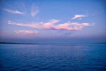 Blaue Stunde auf dem Bodensee
