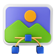 3d picture image photo icon