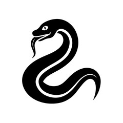 black and white snake