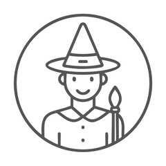 Vector drawing or icon