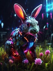 rabbit in the garden