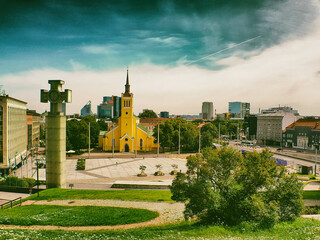 Freedom Square Tallinn Estonia