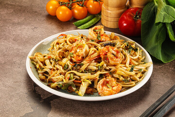 Pad Thai - noodles with prawn
